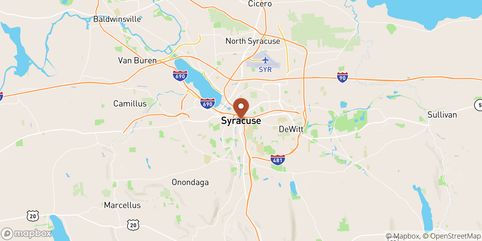 Syracuse sea temperature map