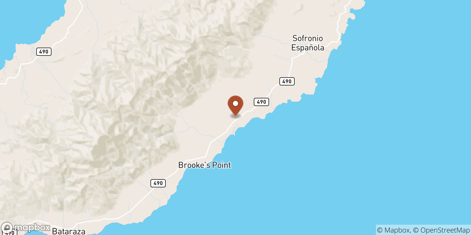 Ipilan sea temperature map