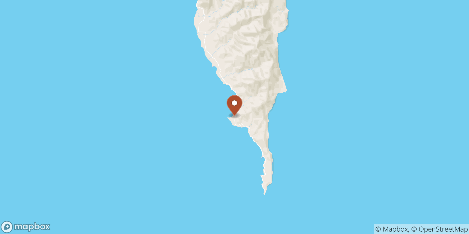 Surup sea temperature map