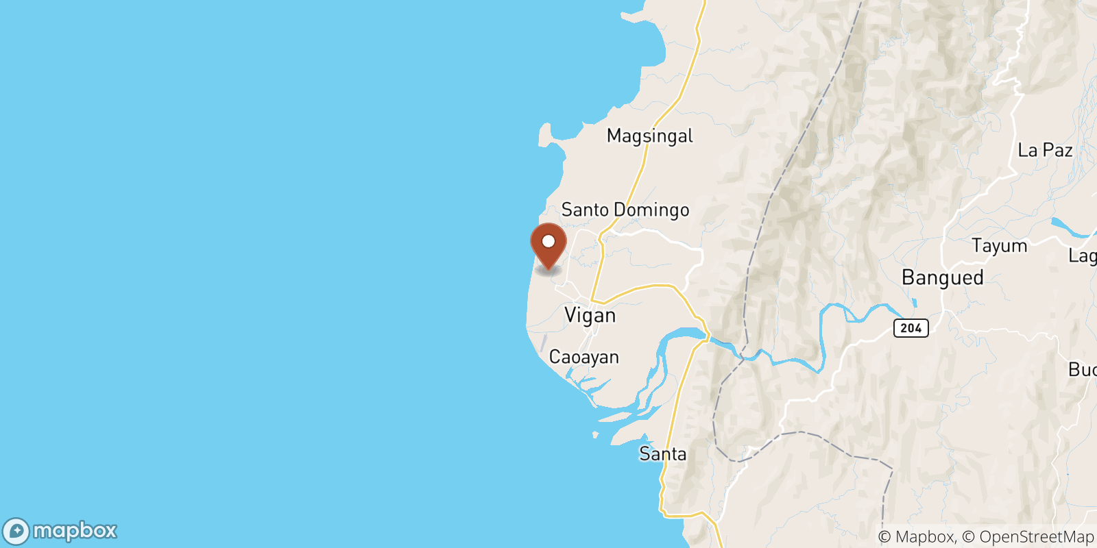 Tamorong sea temperature map