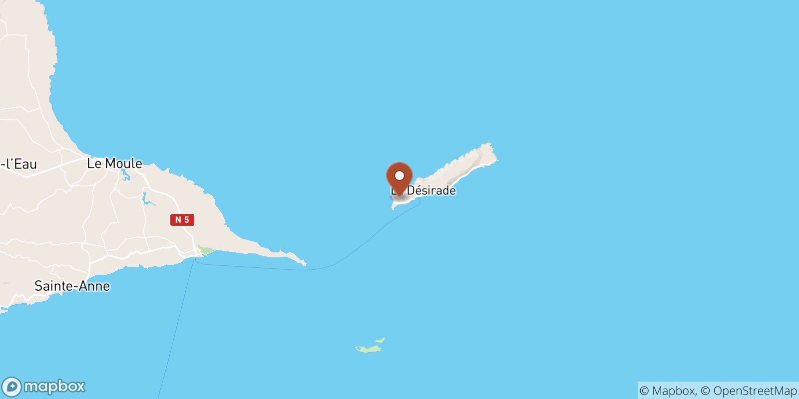 Beausejour sea temperature map