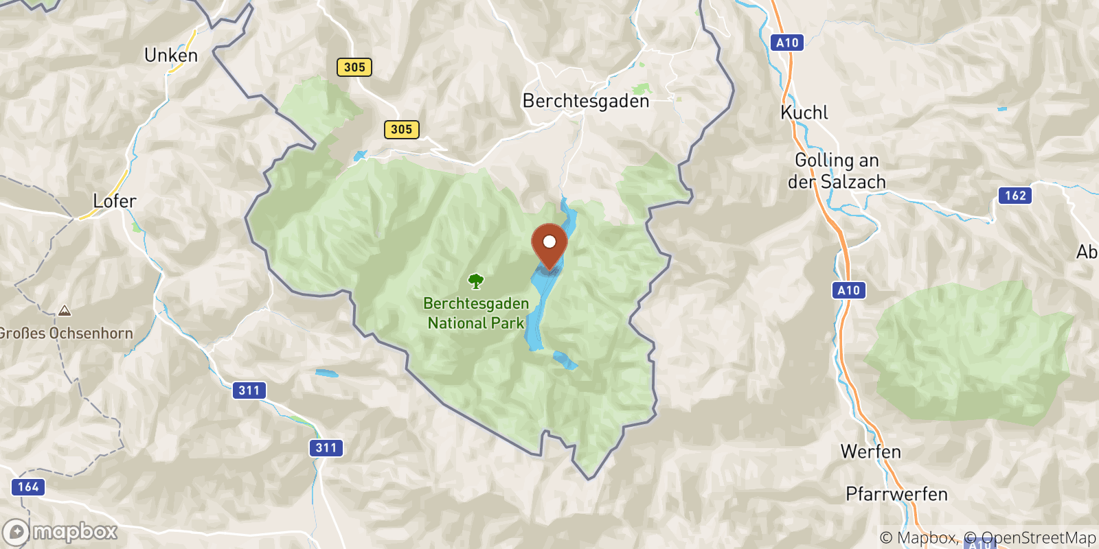Konigssee sea temperature map