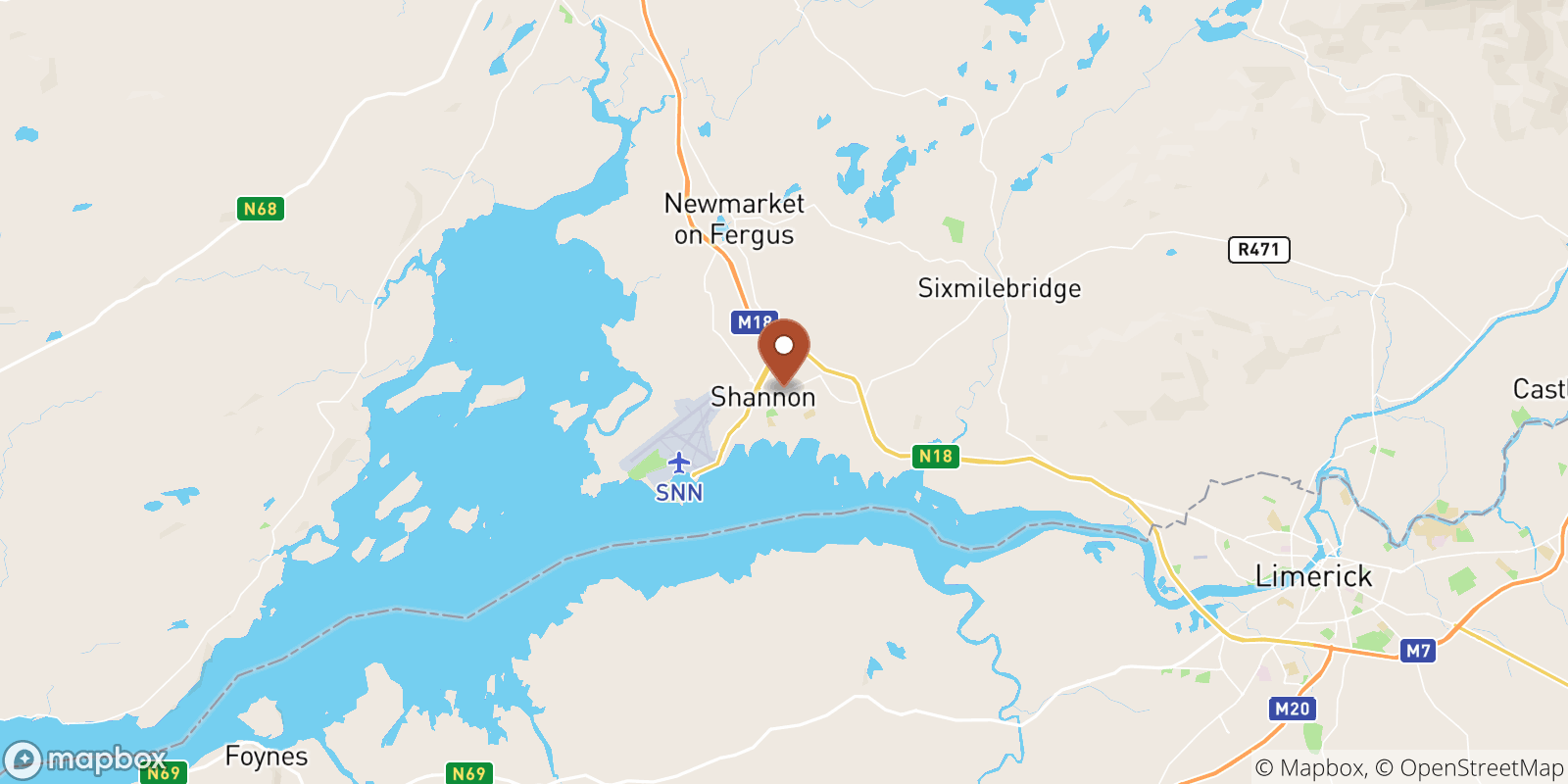 Shannon sea temperature map