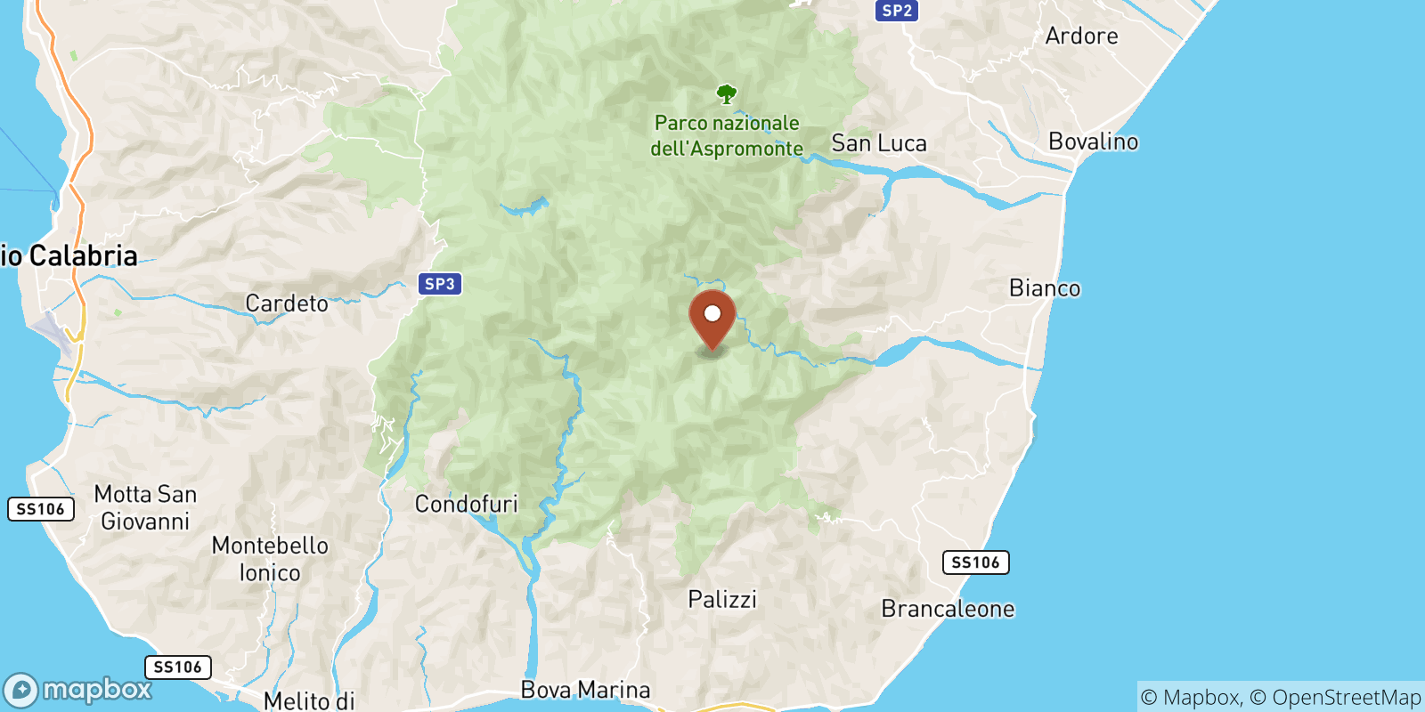 Africo sea temperature map