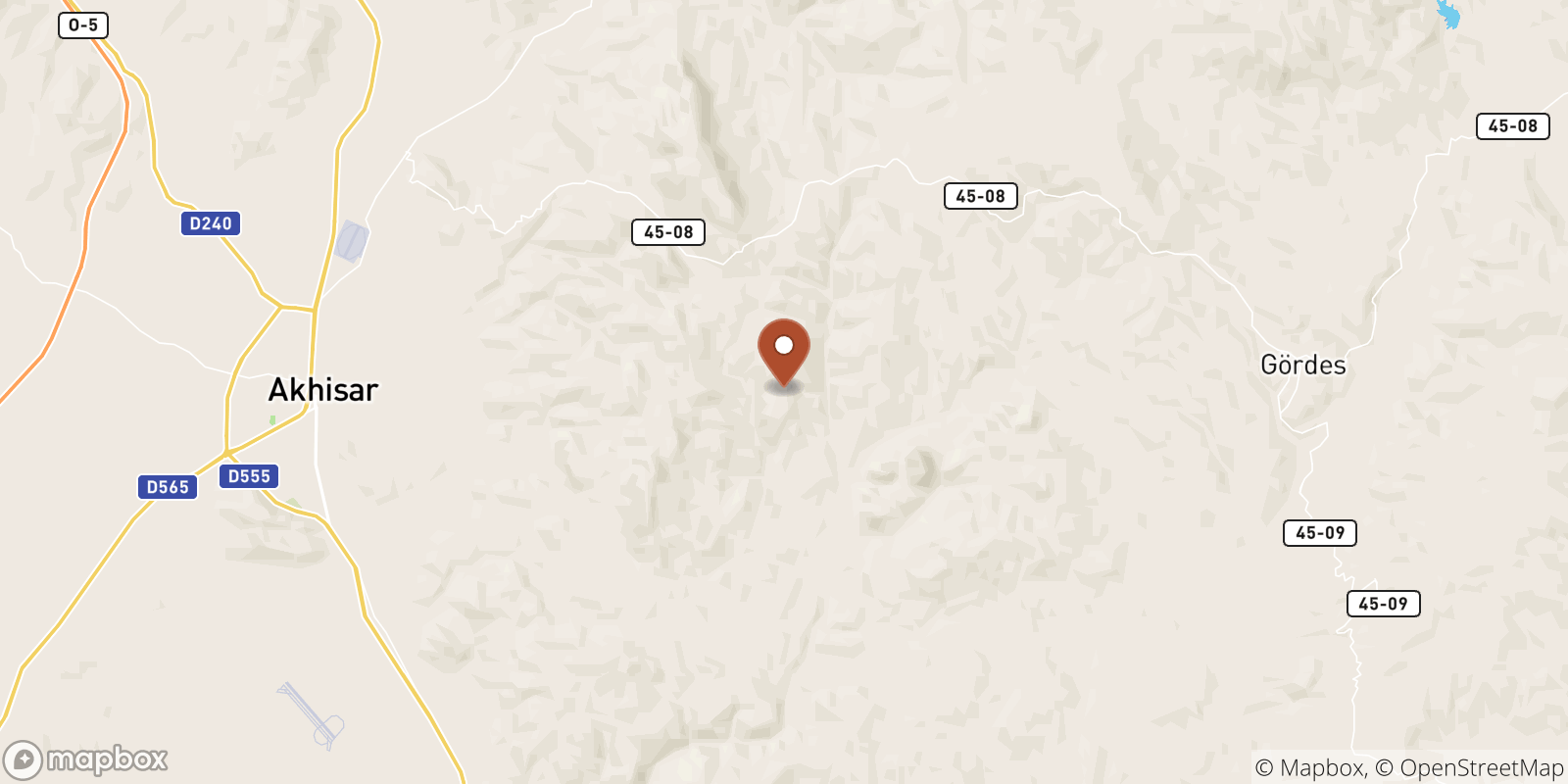 Gocek sea temperature map