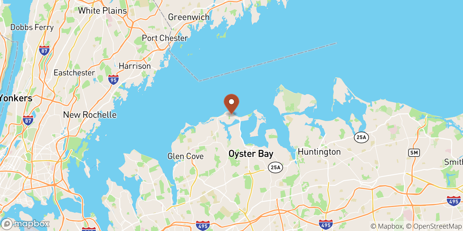 Bayville sea temperature map